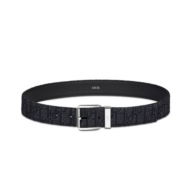 D*or black and beige D*or oblique jacquard 35 mm 4333plyse_h03e